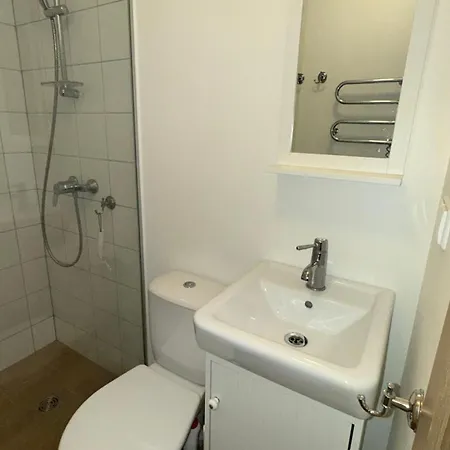 Apartament Apartamentai Prie Baseino Połąga